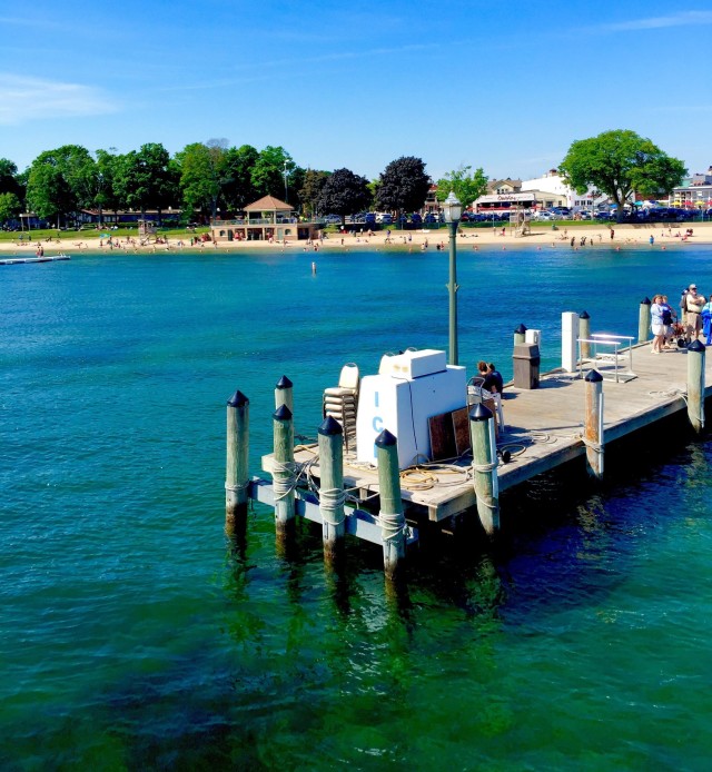 Cyrsytal Clear waters of lake Geneva WI
