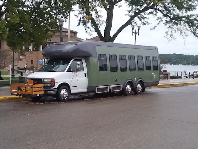 RV Illegally parked Lake Geneva