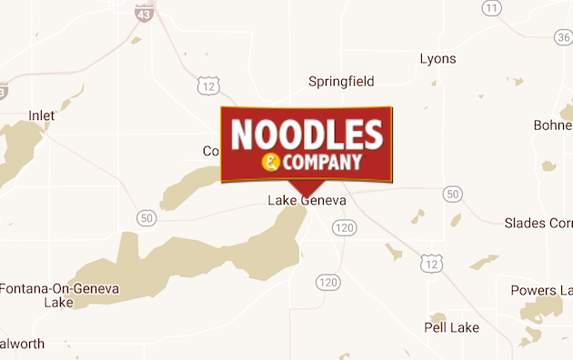 Noodles and Company is now open, Full of Lake Geneva Badgers!