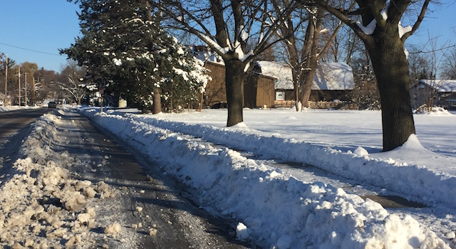 City of Lake Geneva Street snow