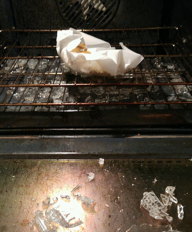 Oven explosion with Pyrex