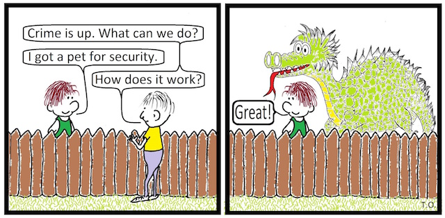 Cartoon of Week Terry O'Neill, Lake Geneva