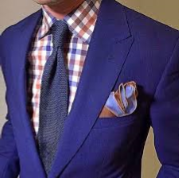 Man in the blue Coat