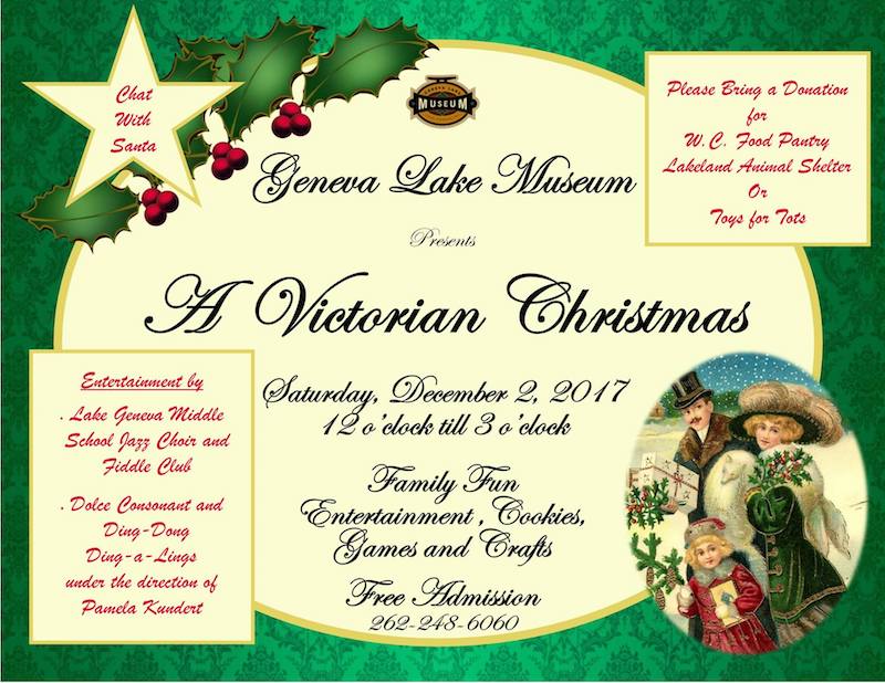 Victorian Christmas lake Geneva Museum