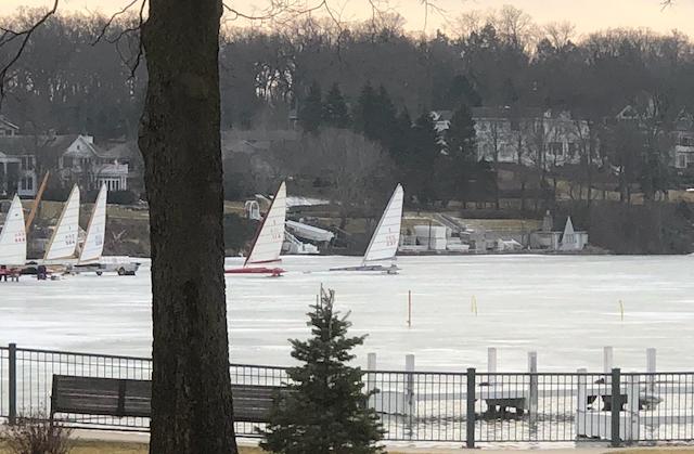 Ice Boating Lake Geneva
