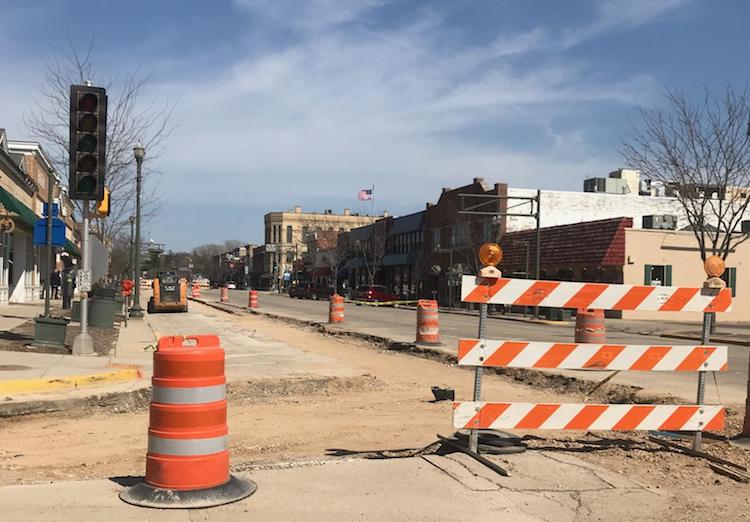 Lake Geneva Road Construction