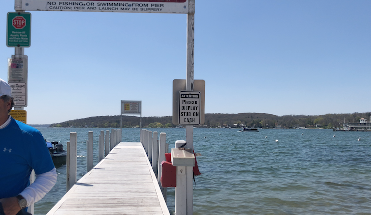 Piers at Lake Geneva