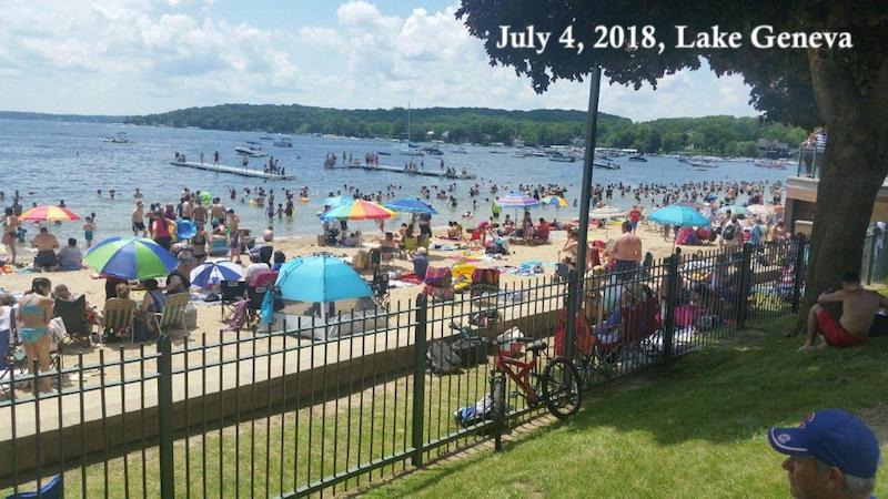 4th of July 2018,Lake Geneva