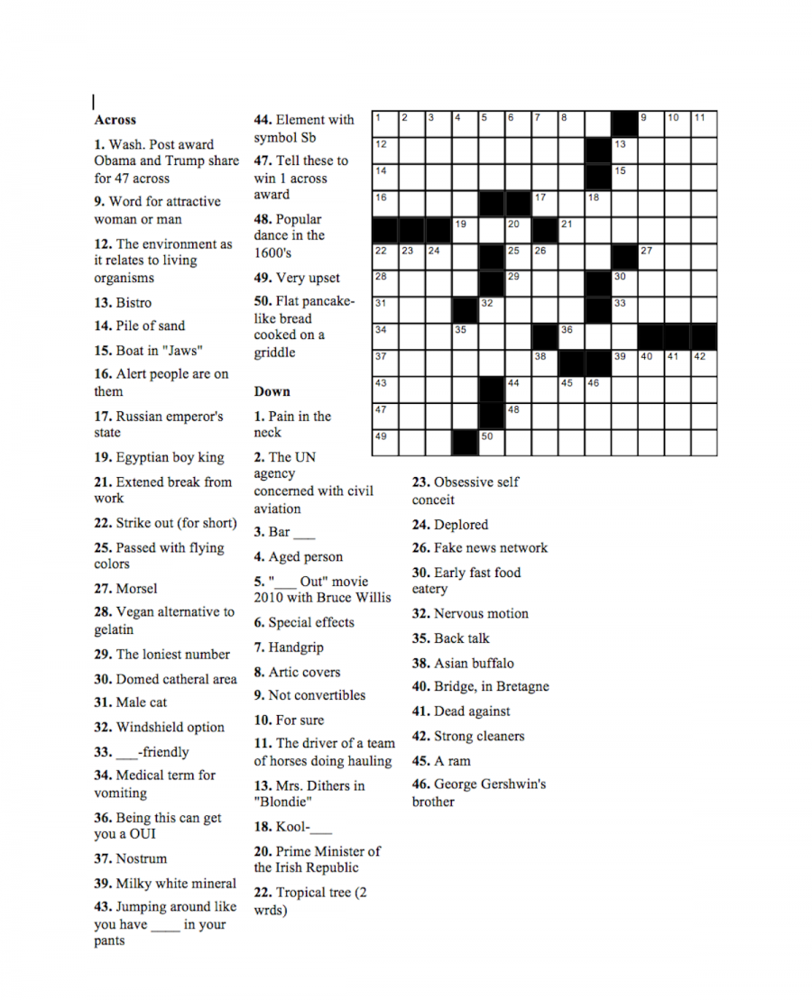 Crossword 8-15 Geneva Shore Report