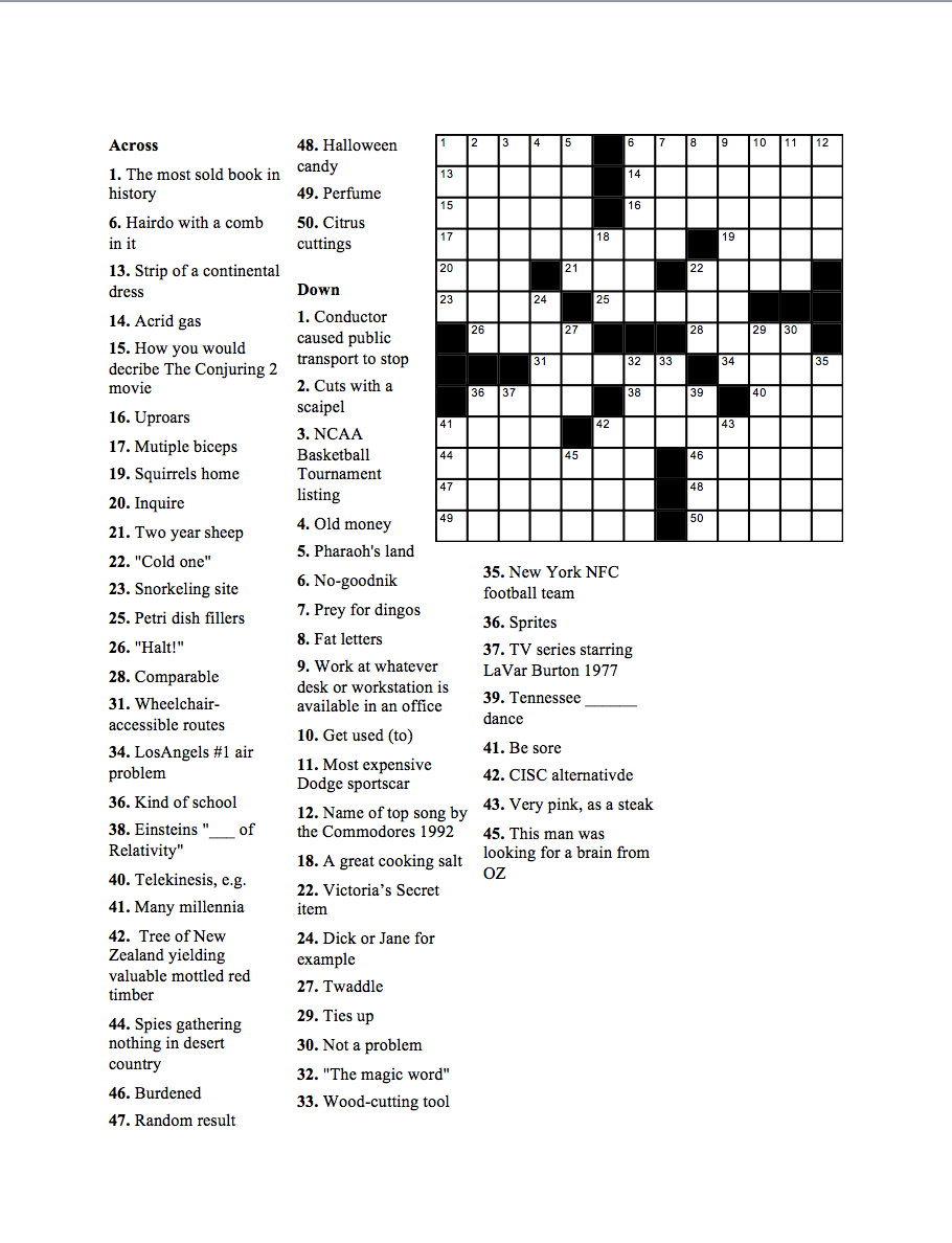 Crossword