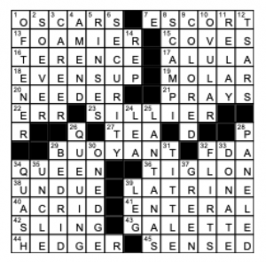 Crossword Answers