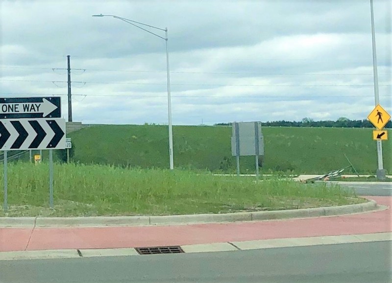 Roundabout Hwy 120 Lake Geneva