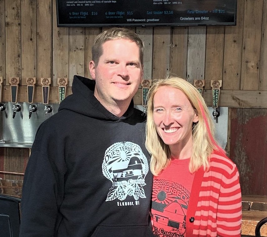 Duersterbeck's Brewery, Ben and lLaura Johnson