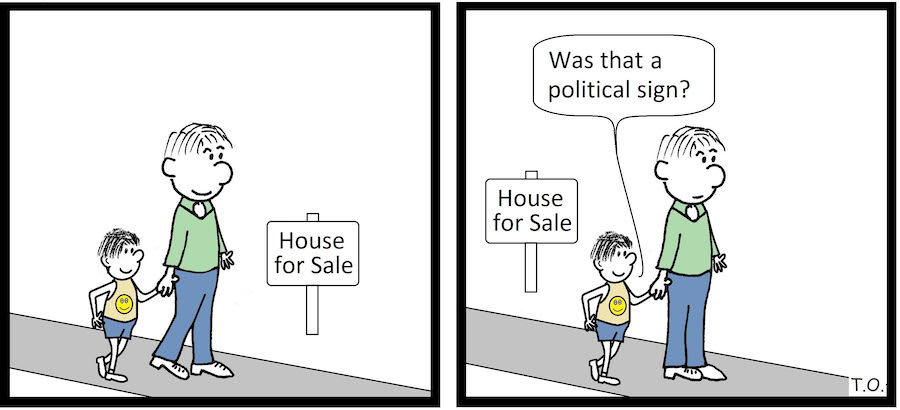 Cartoon by Terry O'Neill