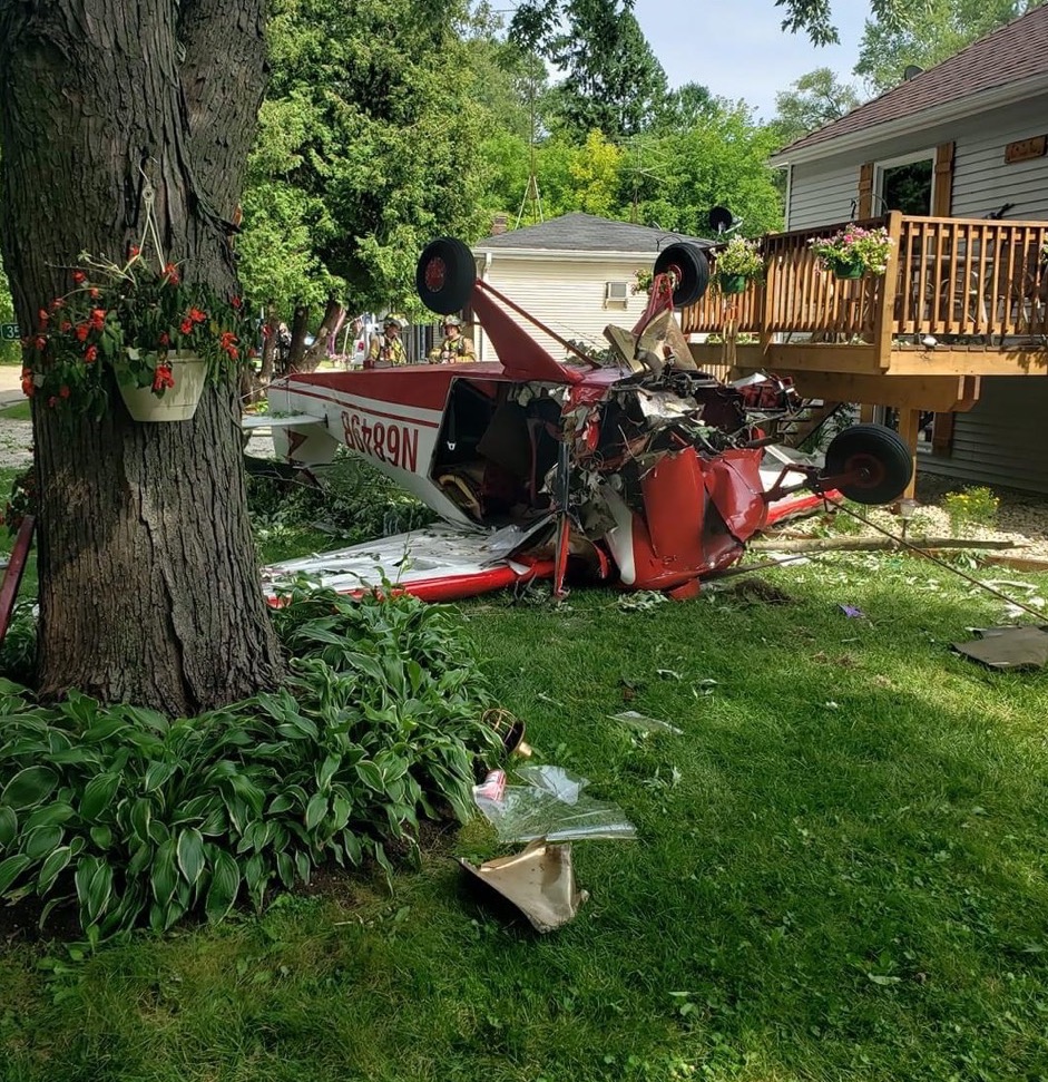 Plane crash Burlington WI