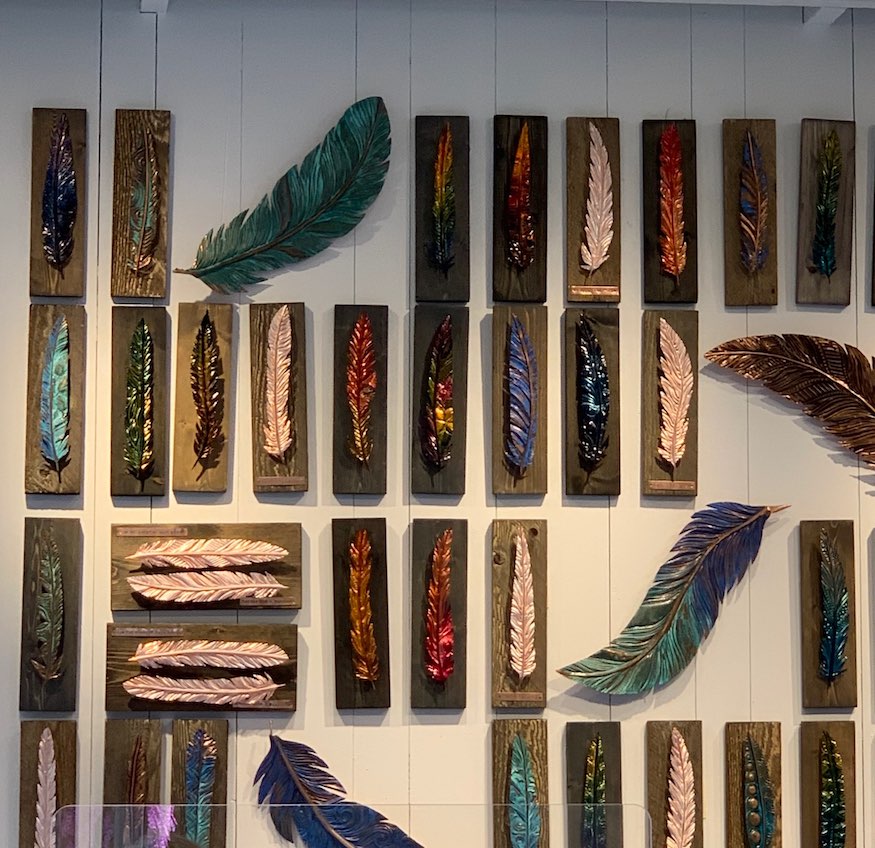 Feathers at Market Place Lake Geneva