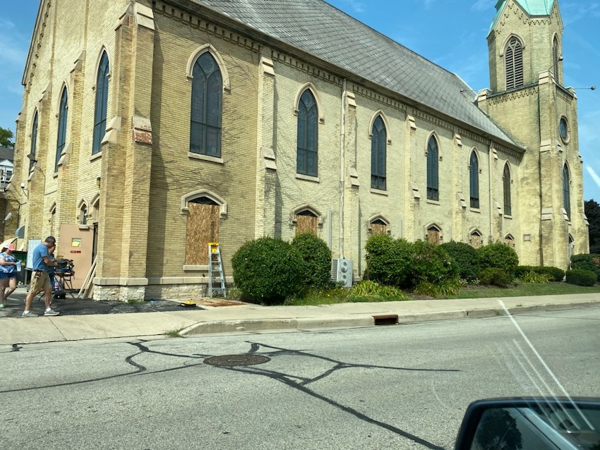 Boarded Church Kenosha WI