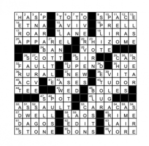 Crossword Answers