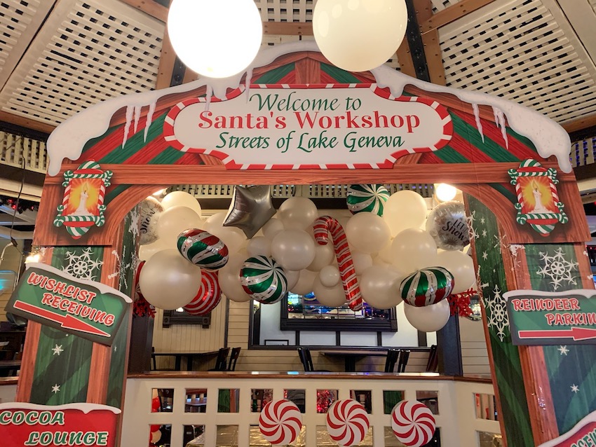 Santa's Workshop in Popeye's Lake Geneva