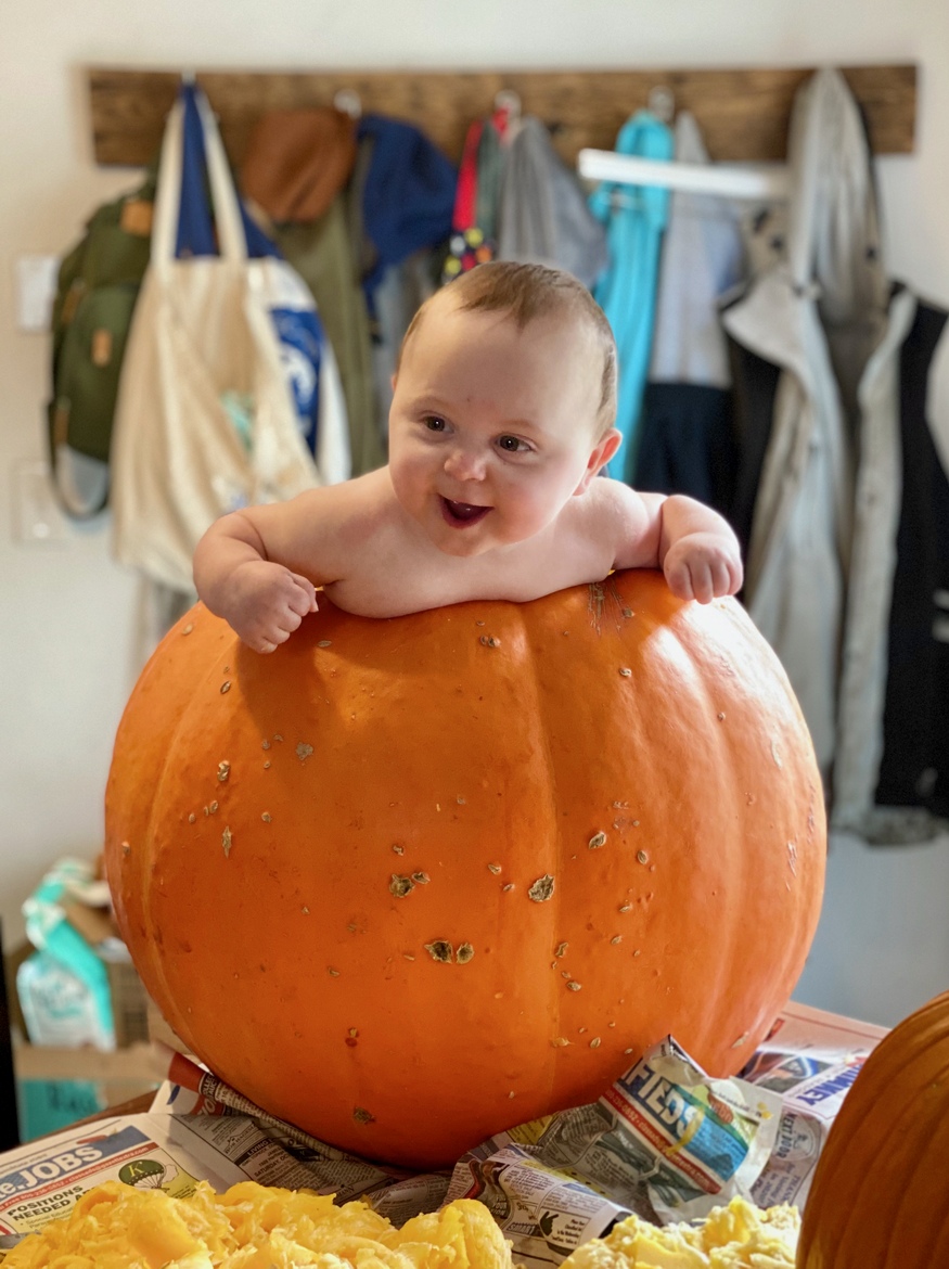 Baby William Hallween Surprise