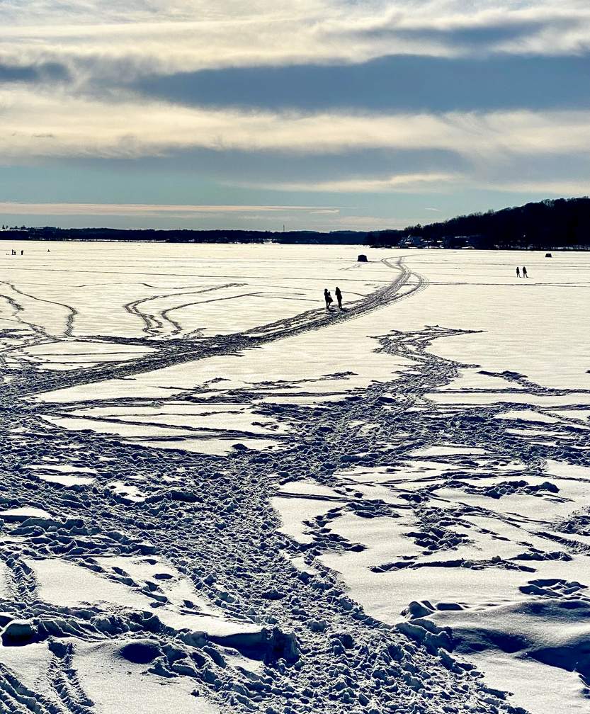 Frozen Geneva Lake