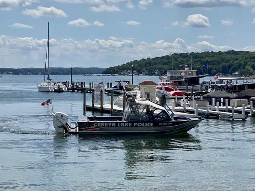 Geneva Lake Police patrolling