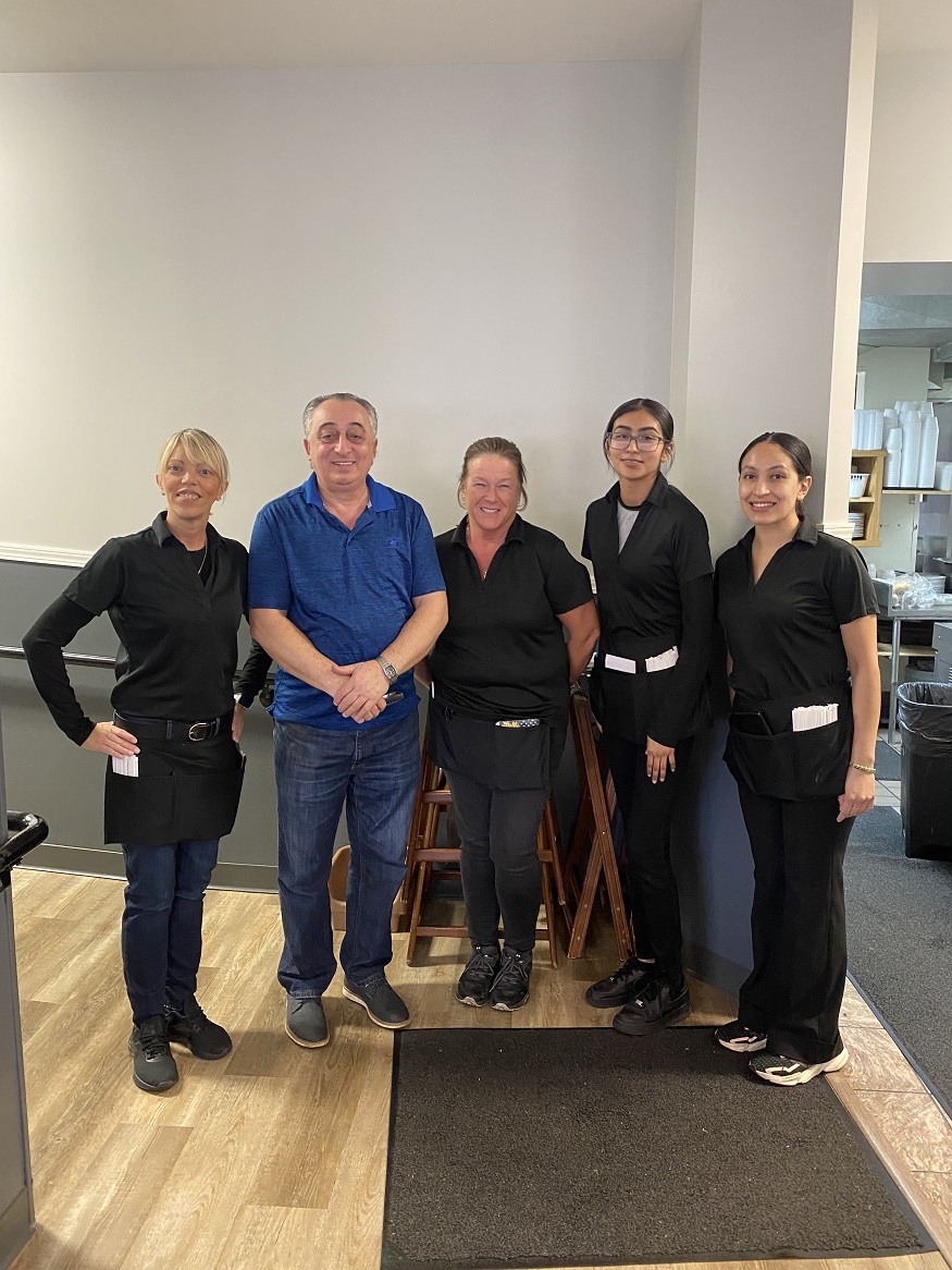 Staff at Sammy's in Walworth