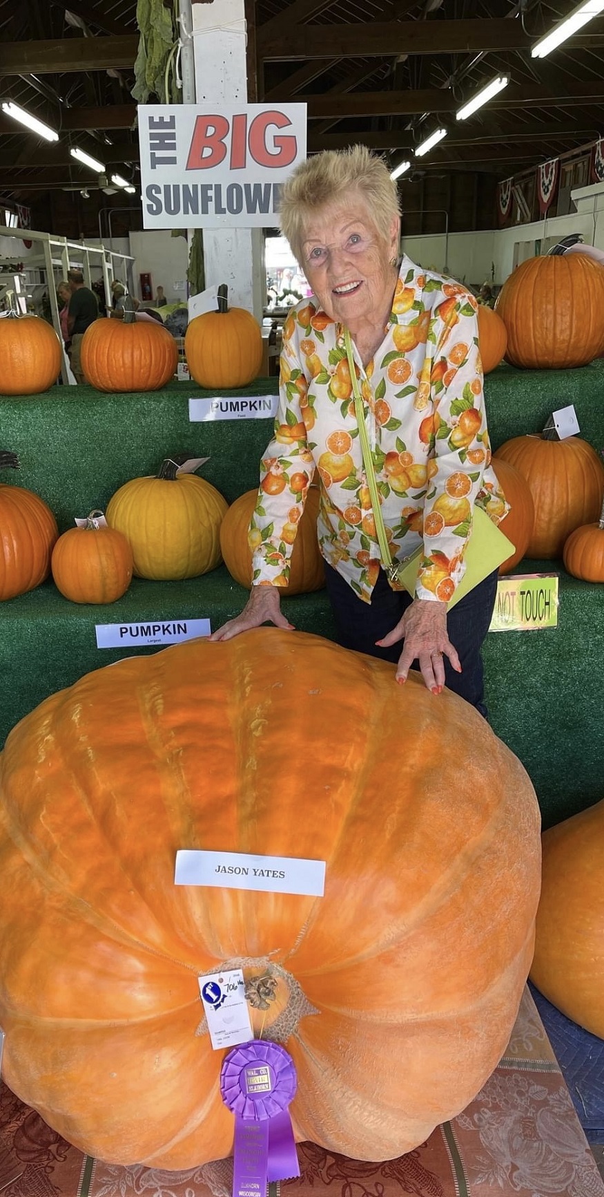 Mrs. Pearce of Pearce's Farm Stand Lake Geneva