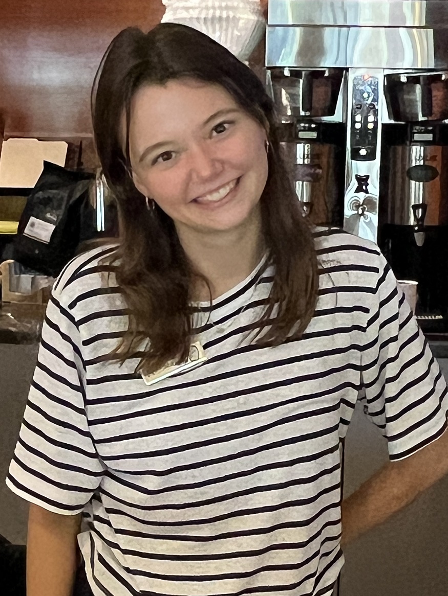 Mays, the wonderful barista at the Ridge, Lake Geneva