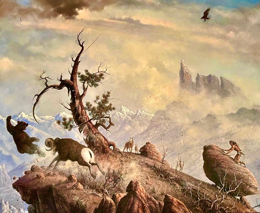 Paining by James Strauss, Author