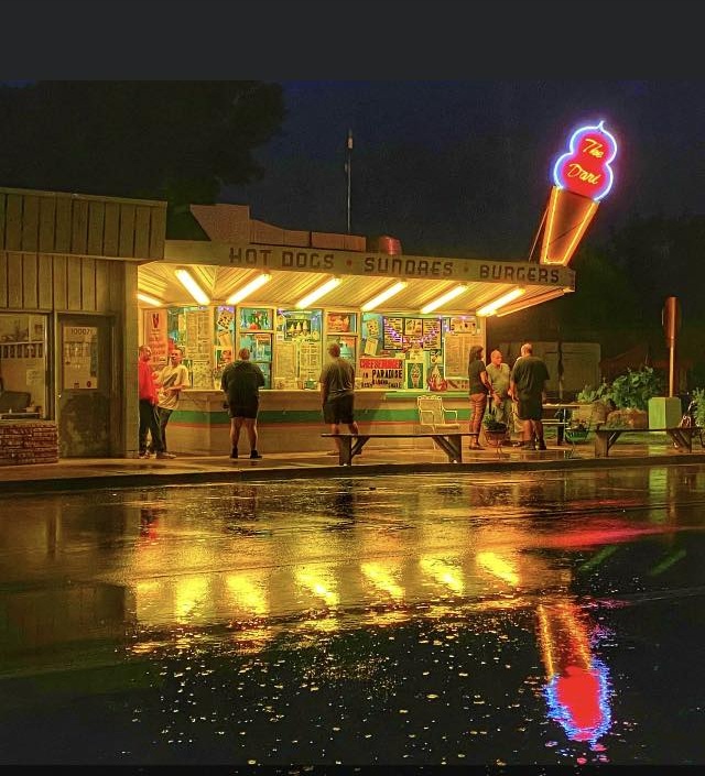 Dari drive-in, Hebron, Illinois