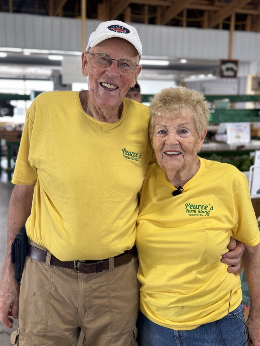 Bob and Mary Pearce of Pearce's Farm Stand