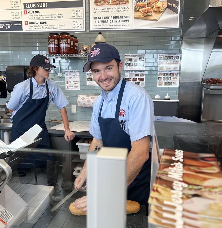 Zack at Jersey Mike's